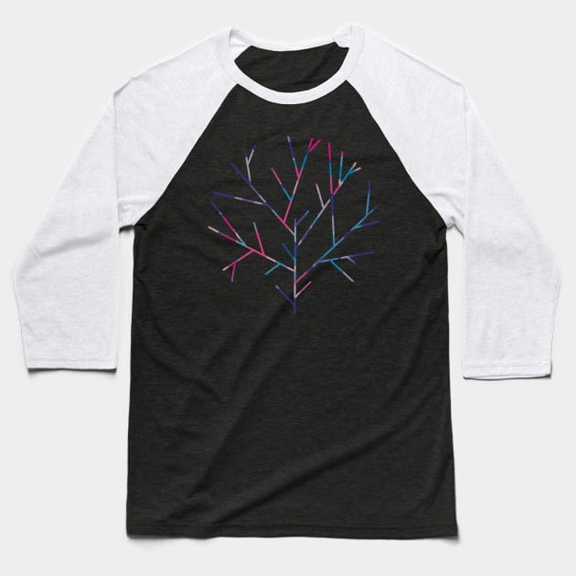 Color Tree / Nature Baseball T-Shirt by nathalieaynie